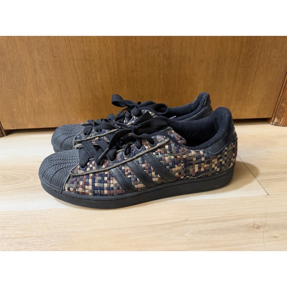 adidas 2005 Superstar Adicolor Woven Braided Wood Digital Camo Mens 13 EUC